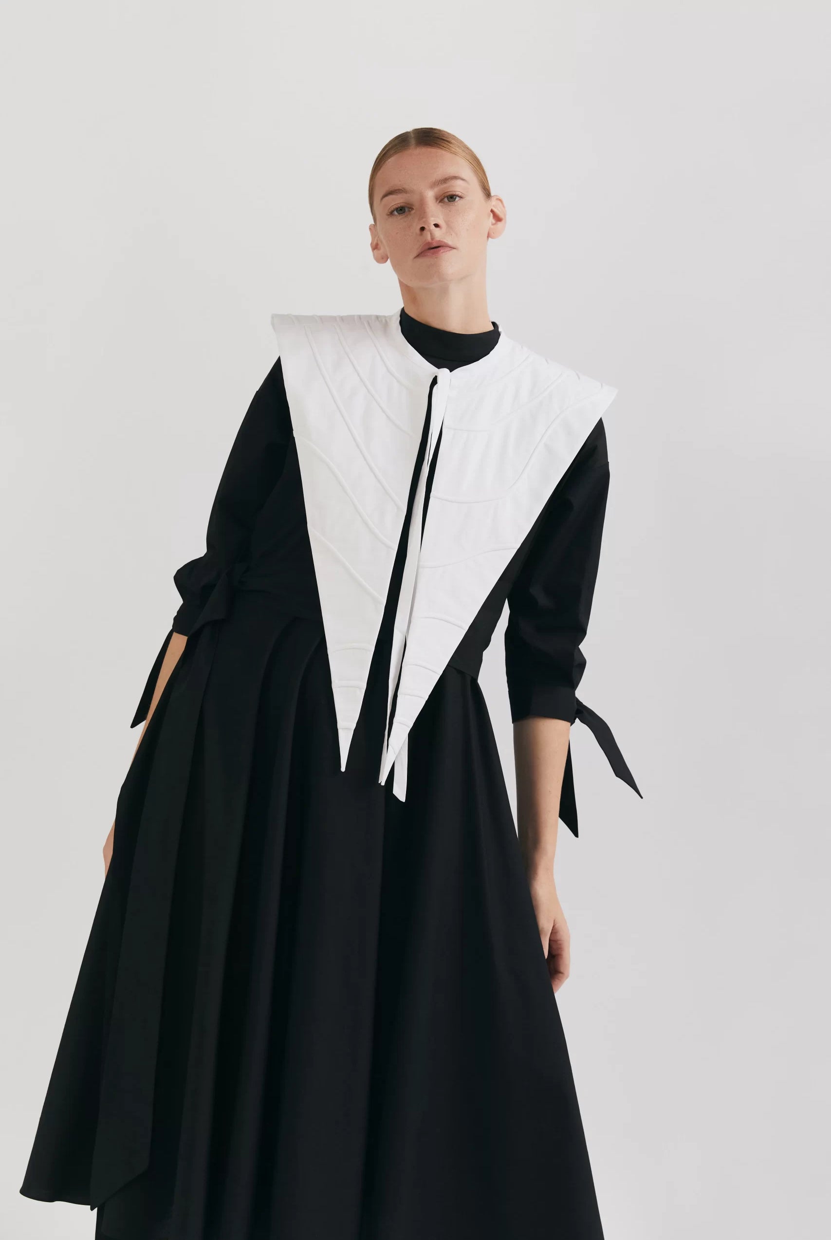 Guler Victoria din bumbac organic alb cu design unic - ipanomi.com