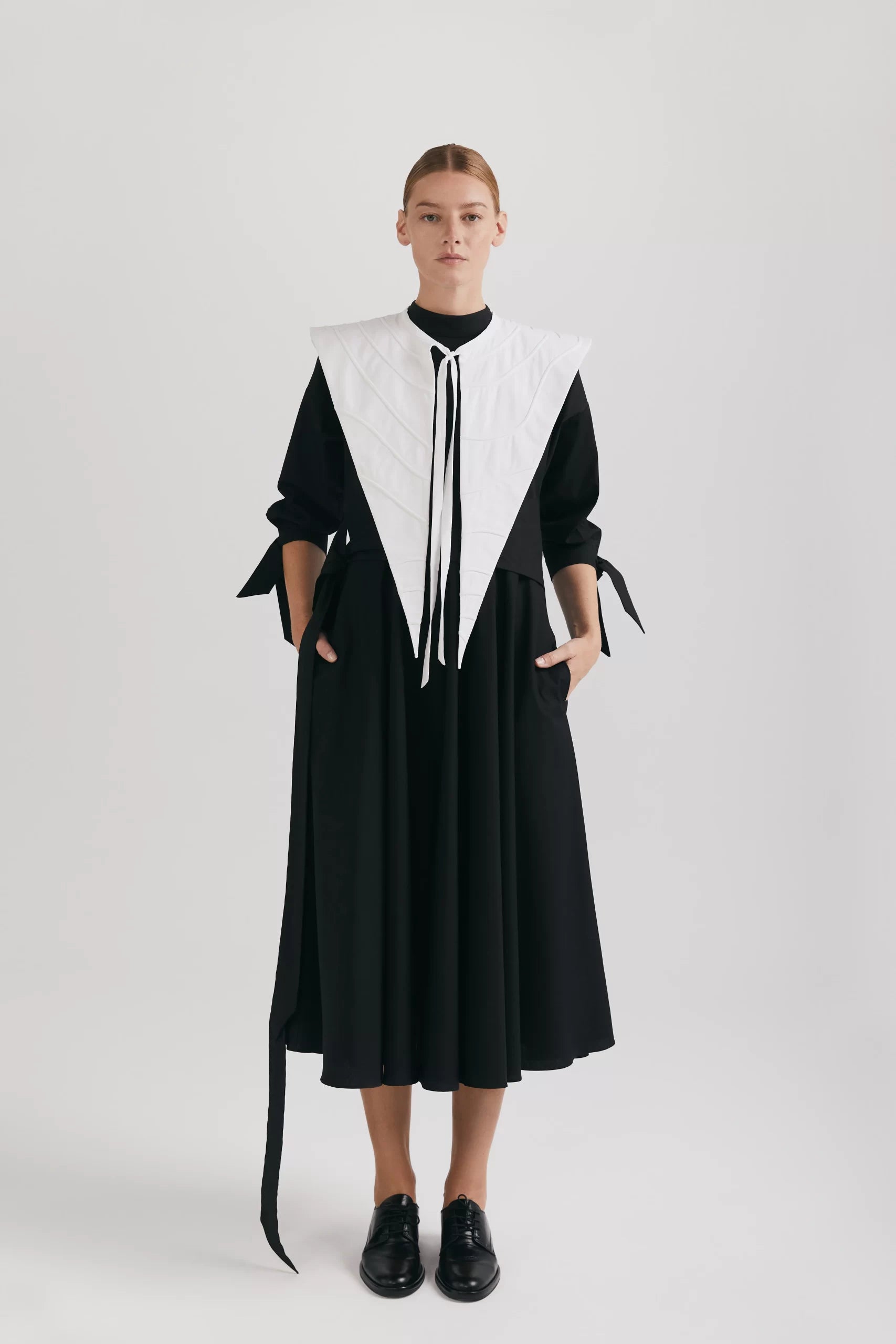 Guler Victoria din bumbac organic alb cu design unic - ipanomi.com