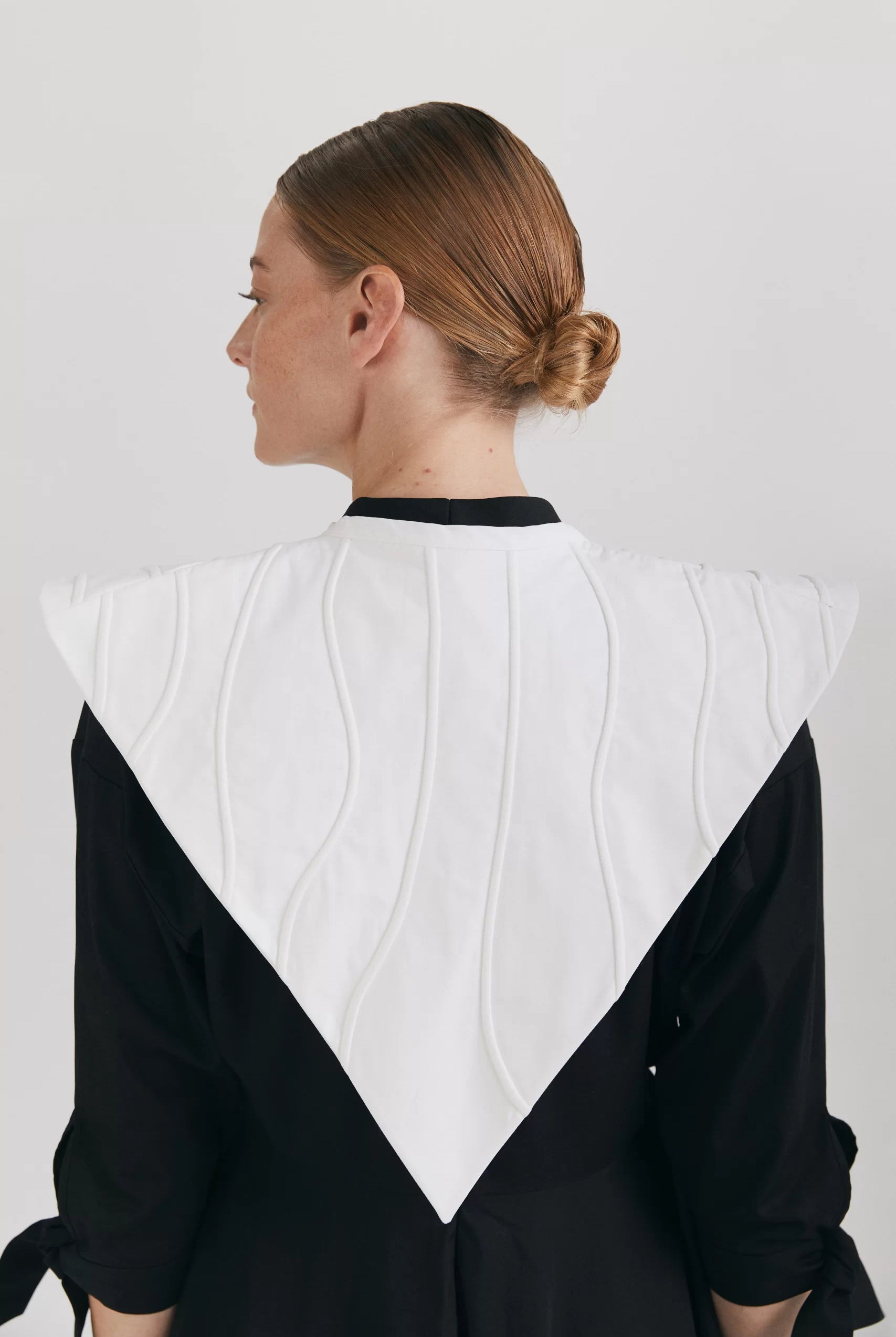 Guler Victoria din bumbac organic alb cu design unic - ipanomi.com