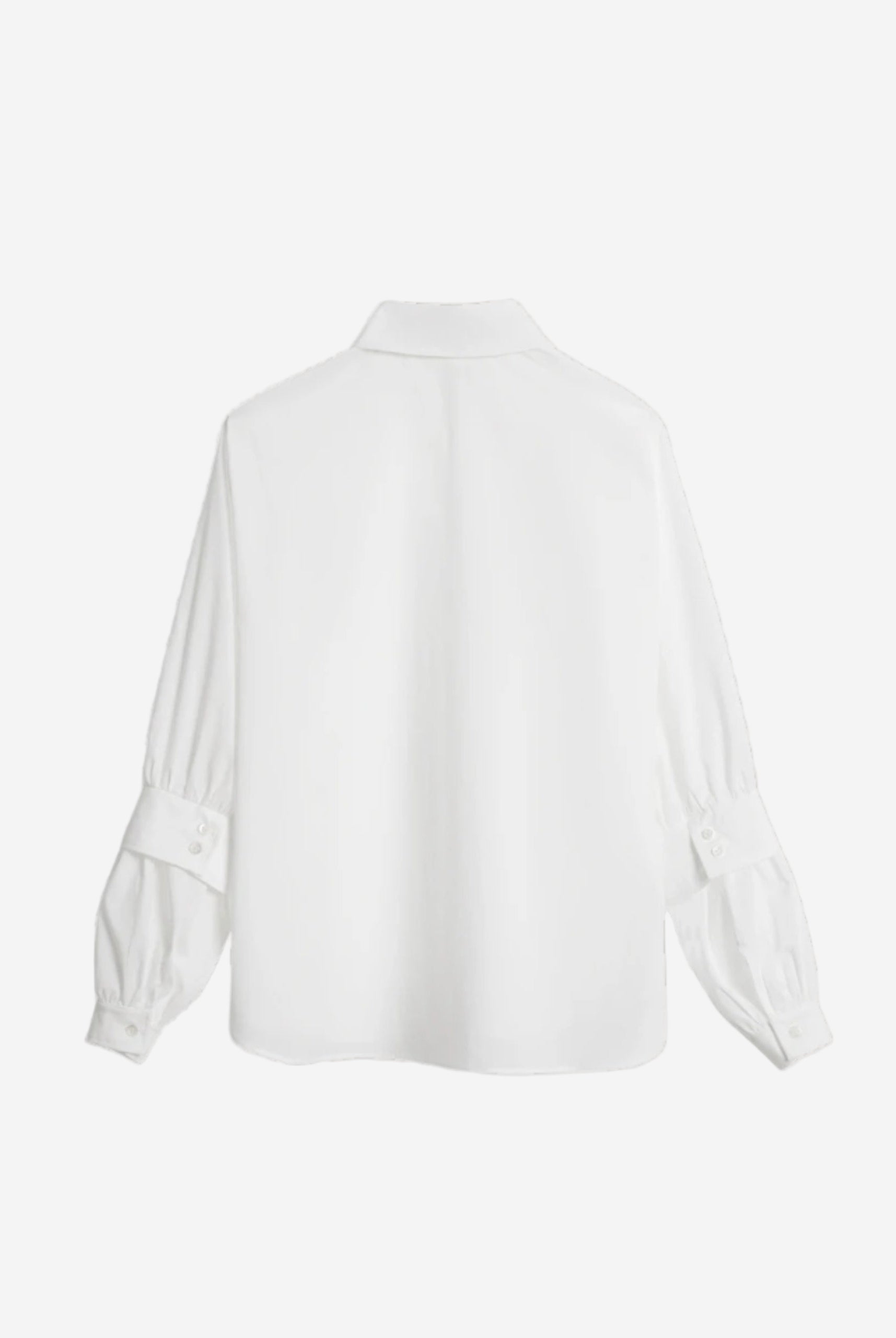 Camasa din bumbac Tana Lawn alba spate