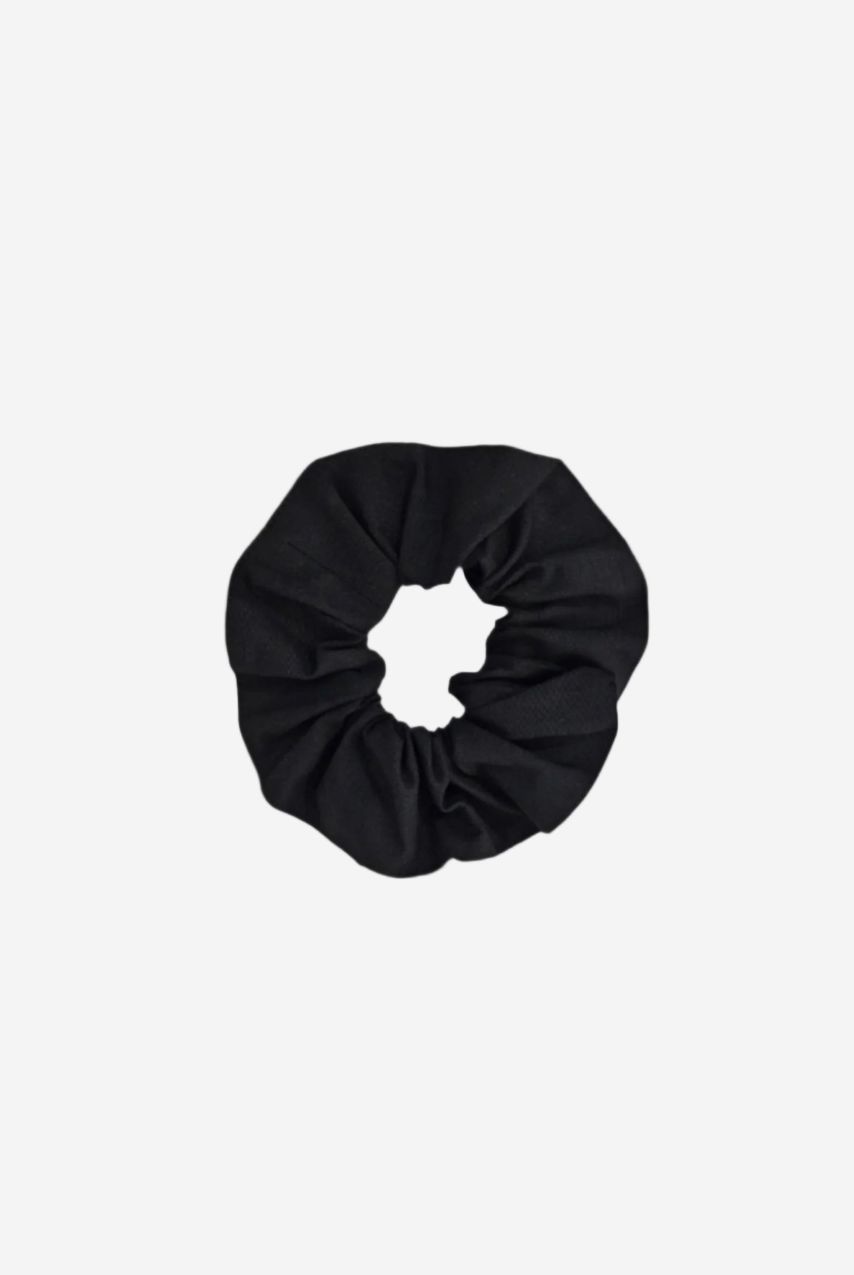 Scrunchie negru din bumbac organic