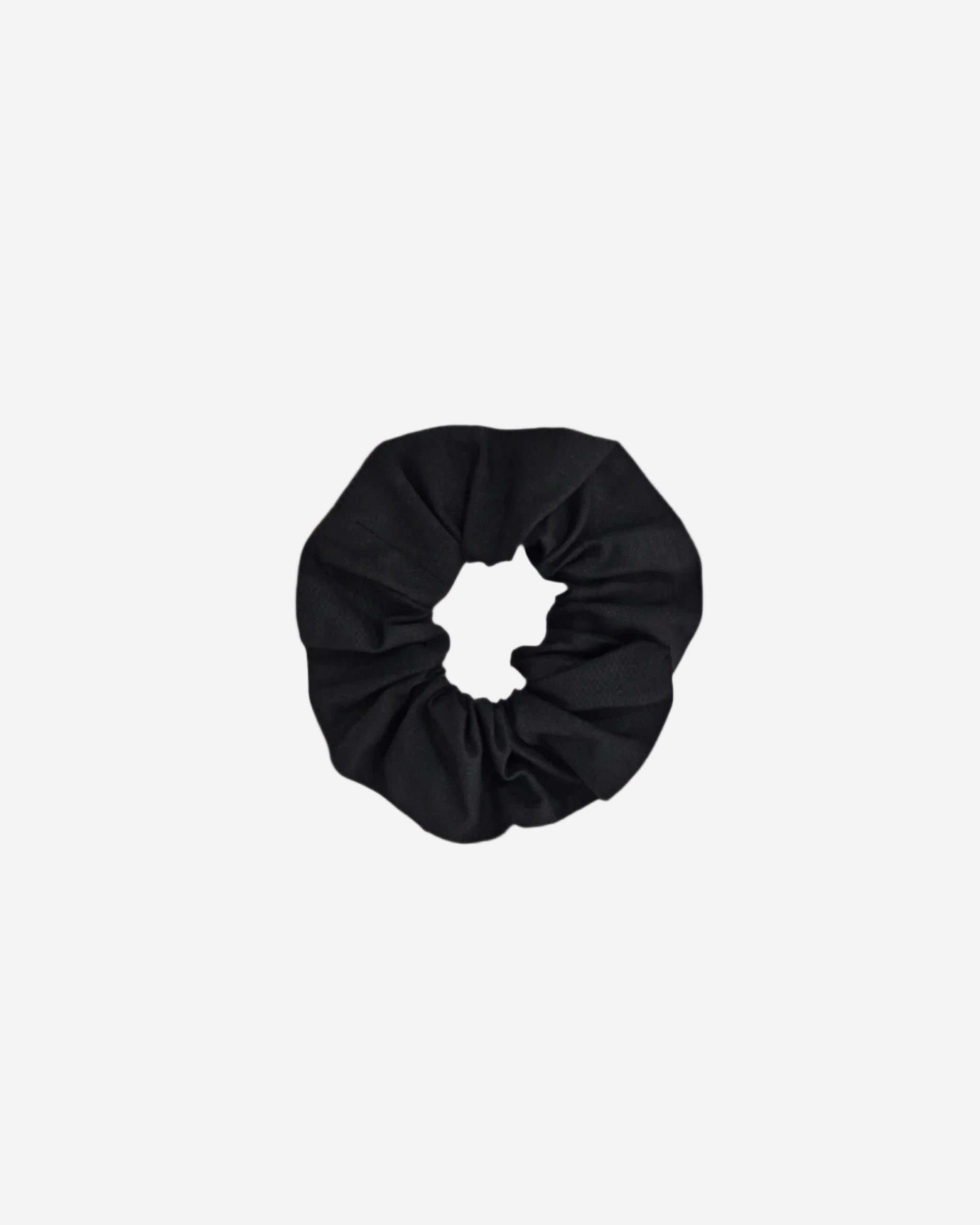Scrunchie negru din bumbac organic