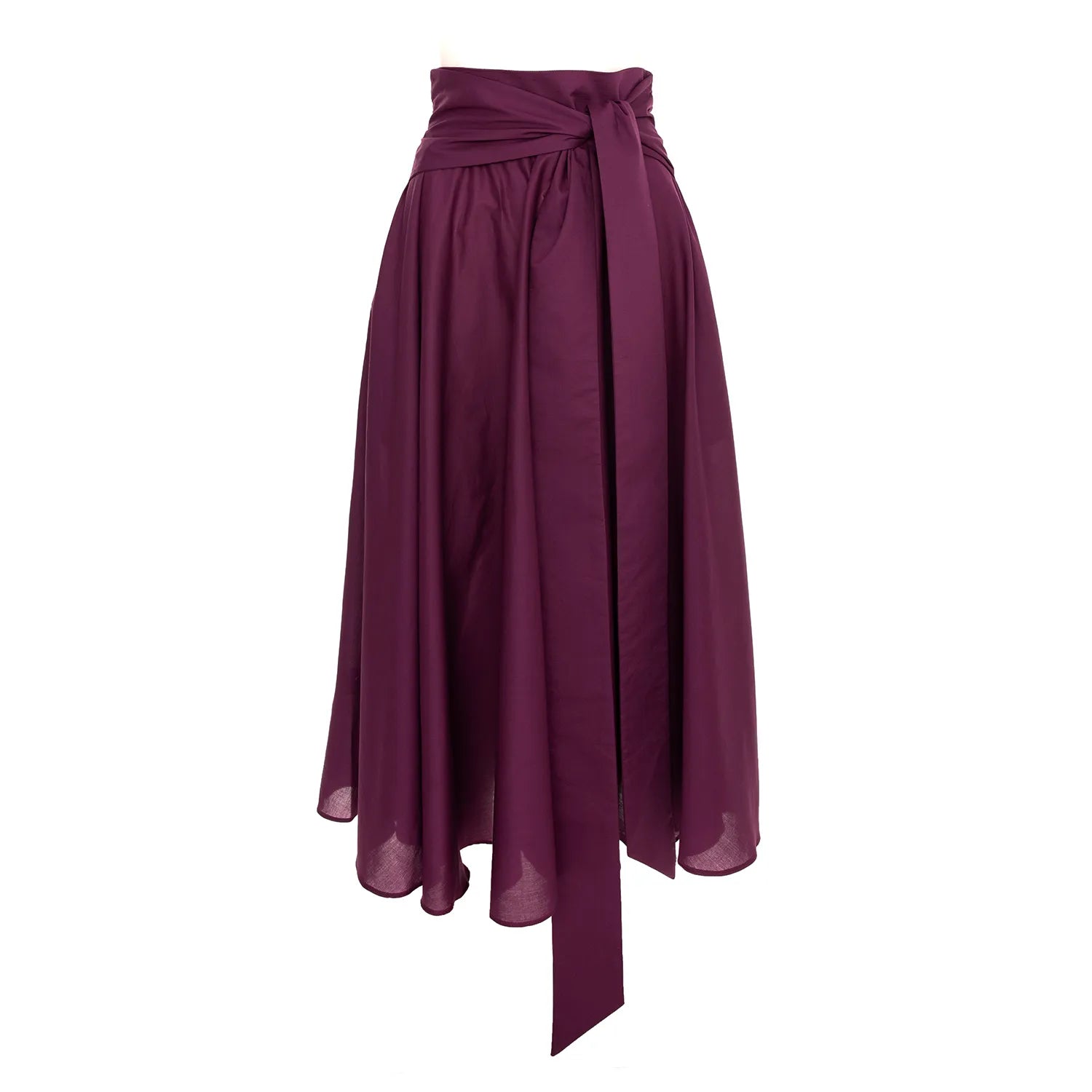 Fustă clos din bumbac tana lawn violet - ipanomi.com