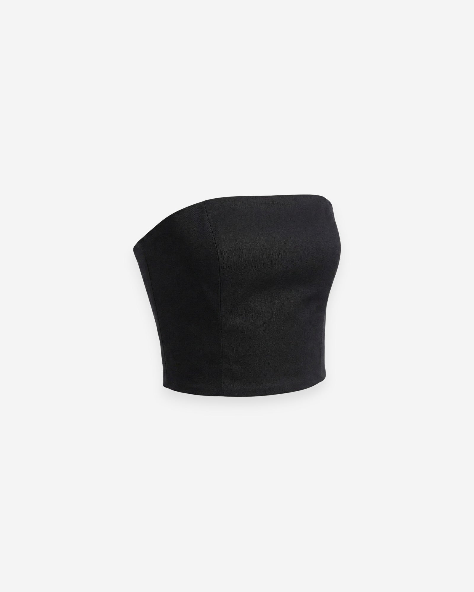 Corset din poplin de bumbac Tana Lawn, negru