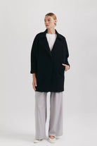 Jachetă din lână oversized - ipanomi.com