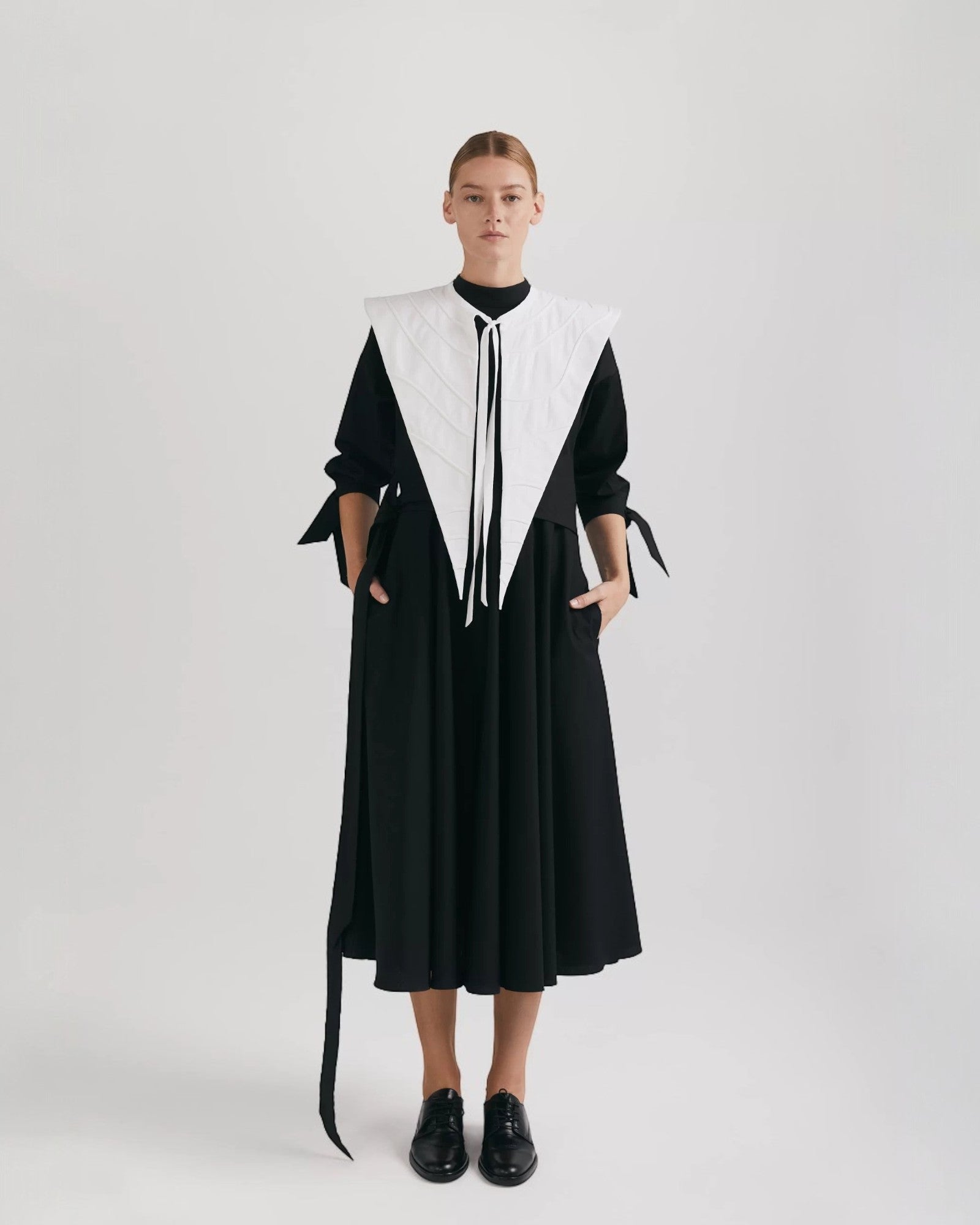 Guler Victoria din bumbac organic alb cu design unic - ipanomi.com