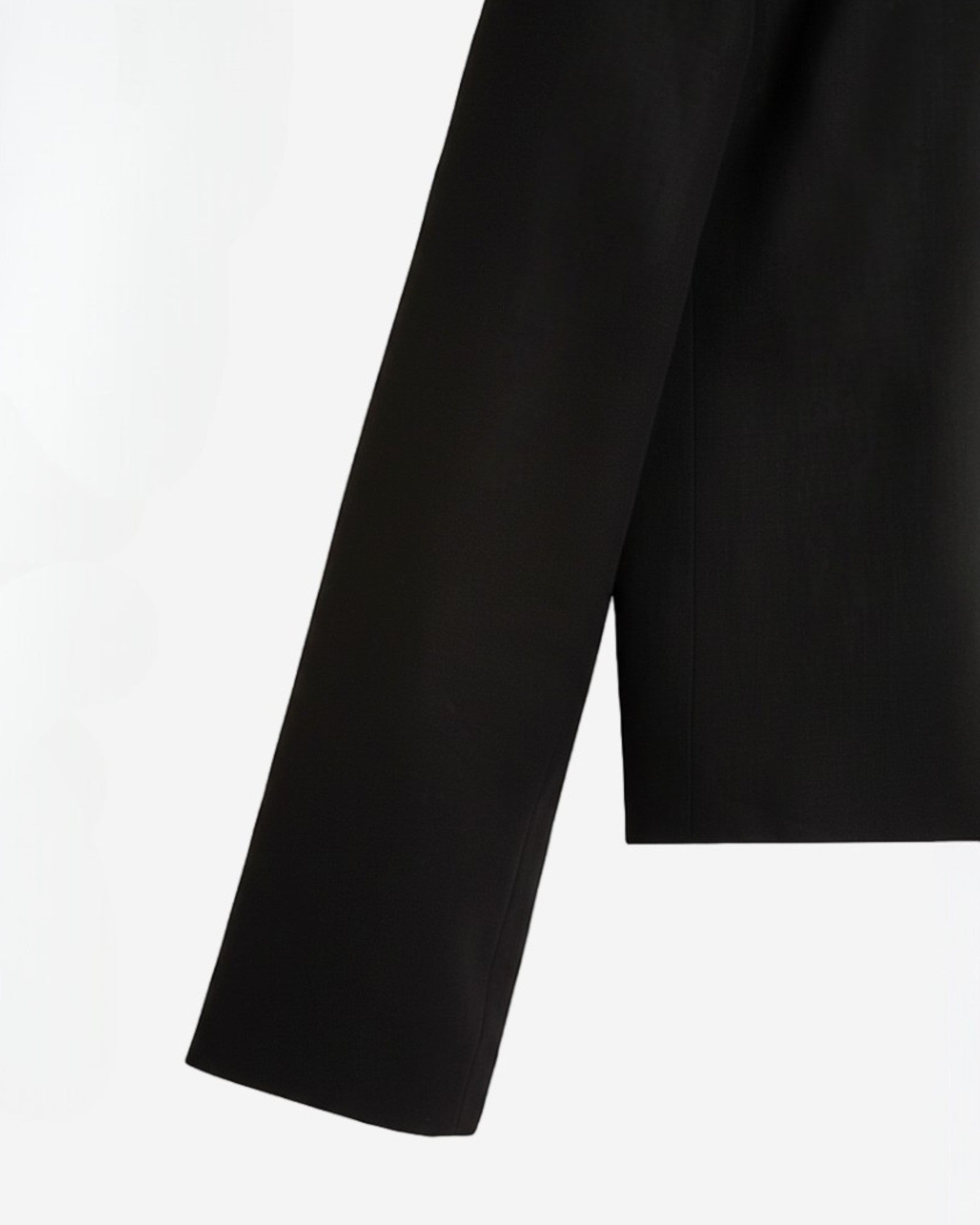 Sacou elegant din canepa detaliu maneca