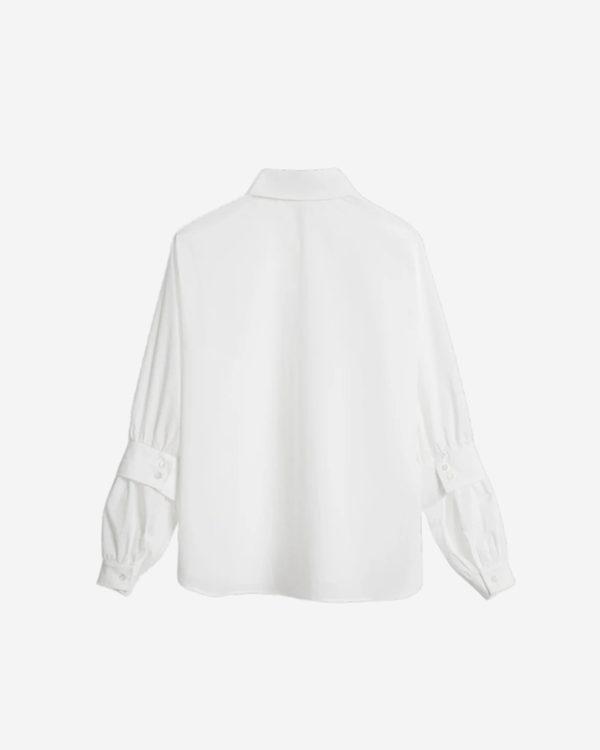 Camasa din bumbac Tana Lawn alba spate