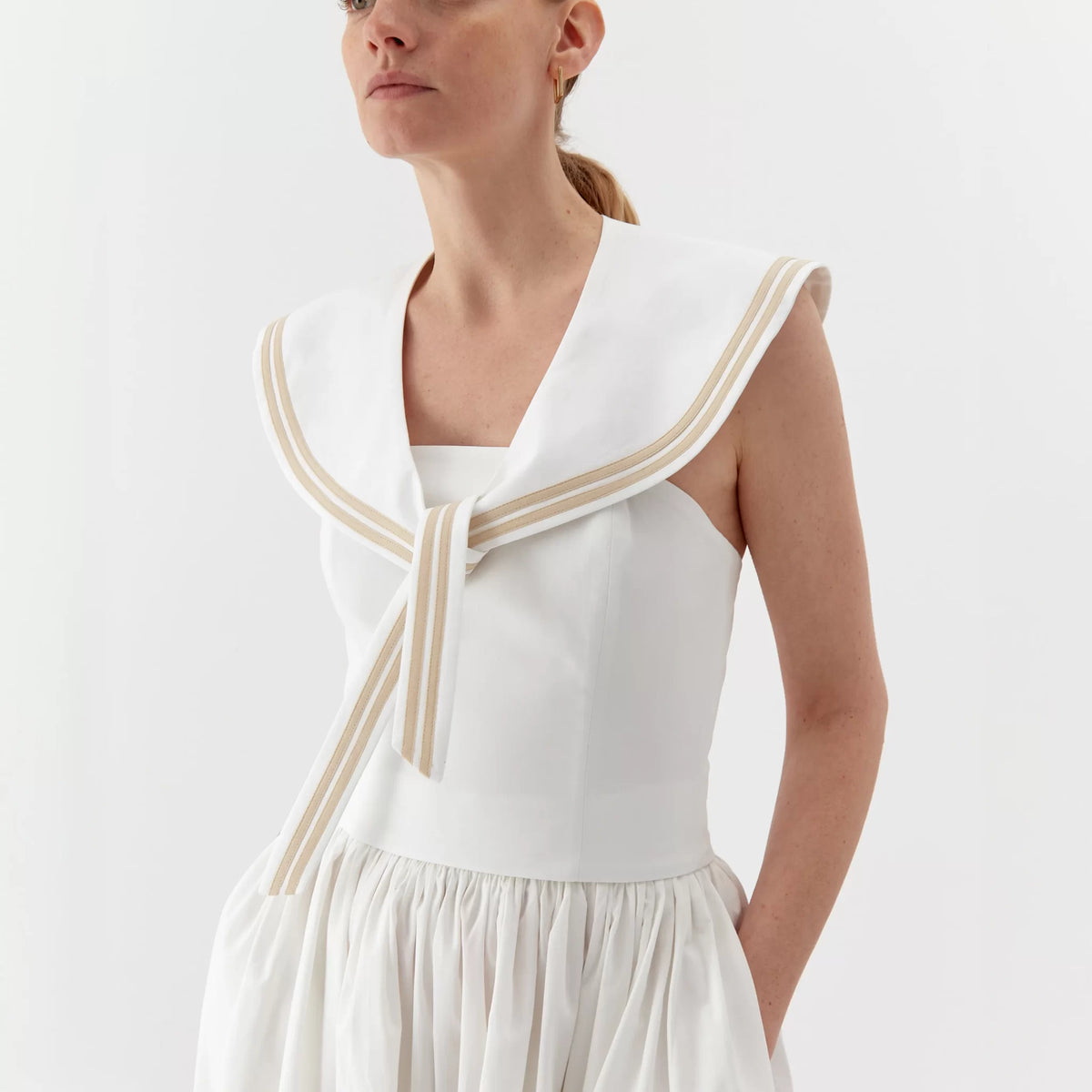 Guler stil marinar reintrepretat din bumbac organic